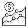 Investment graph icon
