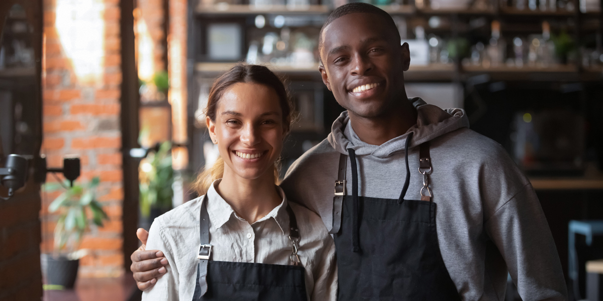 happy business owners